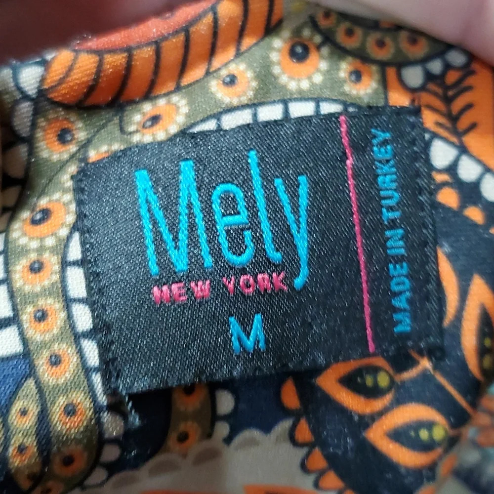 Mely new york paisley floral multicolored long sleeve dress - Picture 6 of 6